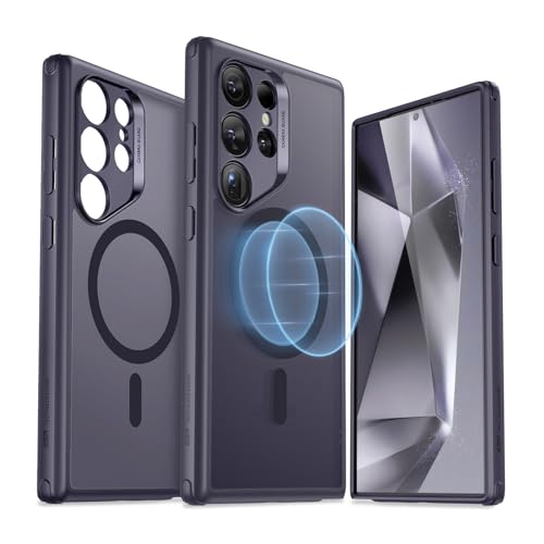 ESR für Samsung Galaxy S24 Ultra Hülle, kompatibel mit MagSafe, magnetische Hülle für Samsung Galaxy S24 Ultra, Militärnorm Schutz, vergilbungsbeständig, Classic Serie, Frostiges Lila von ESR