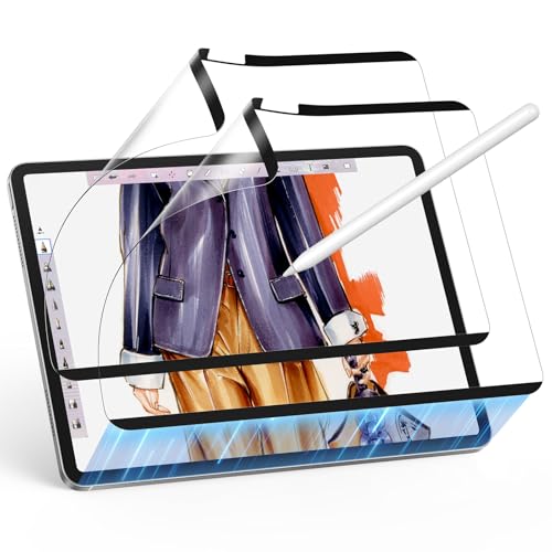 ESR für iPad Pro 13 (2024) Paper Feel magnetischer Schutzfolie, Schreiben und Zeichnen wie auf Papier, abnehmbar und wiederverwendbar, kompatibel mit gehärtetem Film, Matte Oberfläche, 2 Stück von ESR