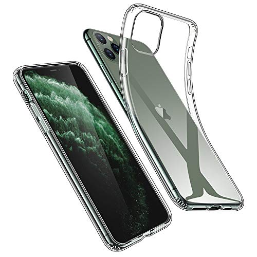 ESR für iPhone 11 Pro Klar Silikon Hülle, Transparent Ultradünn klare Case, Anti-Gelb Flexible TPU Handyhülle, Kratzfest Durchsichtige Schutzhülle, Klar von ESR