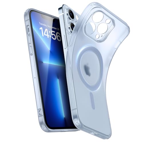 ESR für iPhone 13 Pro Hülle, klares Silikon Case mit MagSafe, stoßfeste dünne Abdeckung, vergilbungsbeständige dünne transparente TPU-Handyhülle, Zero Serie, Dunkelblau ESR für iPhone 13 Pro Hülle, klares Silikon Case mit MagSafe, stoßfeste dünne Abdeckung, vergilbungsbeständige dünne transparente TPU-Handyhülle, Zero Serie, Dunkelblau von ESR