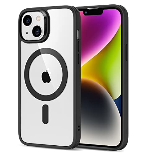 ESR für iPhone 14 Plus Hülle Classic Hybrid Magnetische mit HaloLock, kompatibel mit MagSafe, Militärnorm Sturzschutz, Kratzfeste Rückseite, Klares Schwarz ESR für iPhone 14 Plus Hülle Classic Hybrid Magnetische mit HaloLock, kompatibel mit MagSafe, Militärnorm Sturzschutz, Kratzfeste Rückseite, Klares Schwarz von ESR
