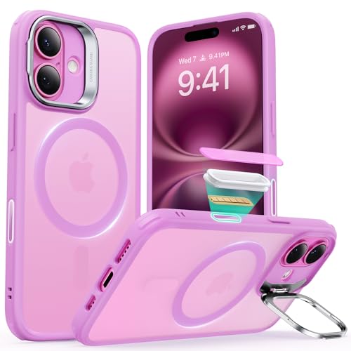 ESR für iPhone 16 Hülle,Kamerasteuerung, kompatibel mit MagSafe, Militärnorm Schutzhülle, integrierter Versteck Ständer Handy Case, Kratzfeste Rückseite, Classic Serie,Klares Rosa ESR für iPhone 16 Hülle,Kamerasteuerung, kompatibel mit MagSafe, Militärnorm Schutzhülle, integrierter Versteck Ständer Handy Case, Kratzfeste Rückseite, Classic Serie,Klares Rosa von ESR