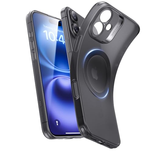ESR für iPhone 16 Plus Hülle, kompatibel mit MagSafe, Kameraschutz, stoßfeste dünne Hülle, widersteht Vergilbung und Kratzern, magnetische Handyhülle für iPhone 16 Plus, Schwarz ESR für iPhone 16 Plus Hülle, kompatibel mit MagSafe, Kameraschutz, stoßfeste dünne Hülle, widersteht Vergilbung und Kratzern, magnetische Handyhülle für iPhone 16 Plus, Schwarz von ESR
