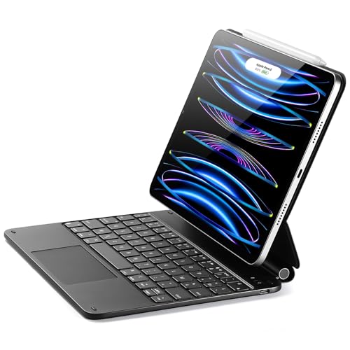 ESR iPad Air 11 Zoll (2024) Rebound Magnetische Tastatur Hülle mit Quick-Set-Magnetständer und mehreren Ansichtsmodi von ESR
