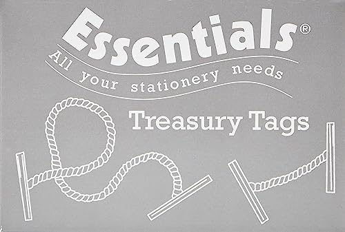 Essentials 27101 Treasury Tags (ca. 100 Stück), Grün von Essentials