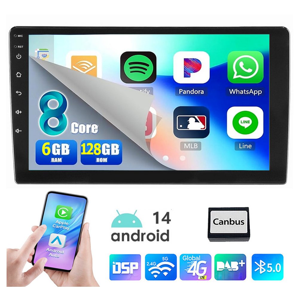 ESSGOO 6+128G 8Kern Android Auto Carplay Doppel Autoradio 9" Android 14 Autoradio ESSGOO 6+128G 8Kern Android Auto Carplay Doppel Autoradio 9" Android 14 Autoradio von ESSGOO