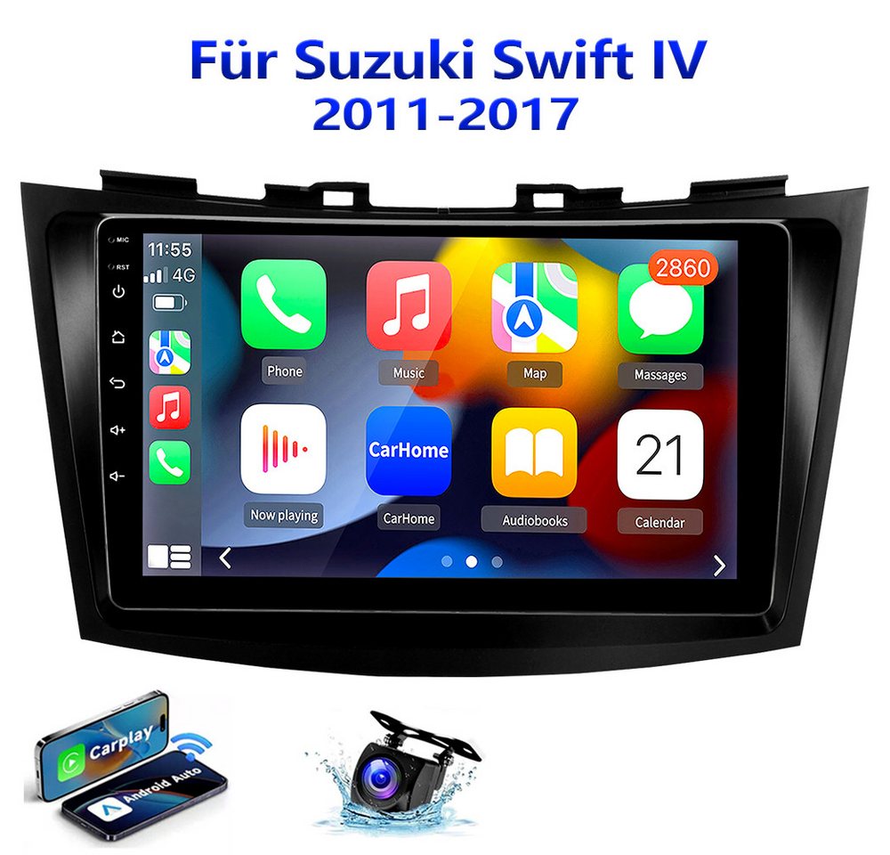 ESSGOO Android14 Für Suzuki Swift IV 2011-2017 CarPlay GPS NAVI DAB+ Autoradio ESSGOO Android14 Für Suzuki Swift IV 2011-2017 CarPlay GPS NAVI DAB+ Autoradio von ESSGOO