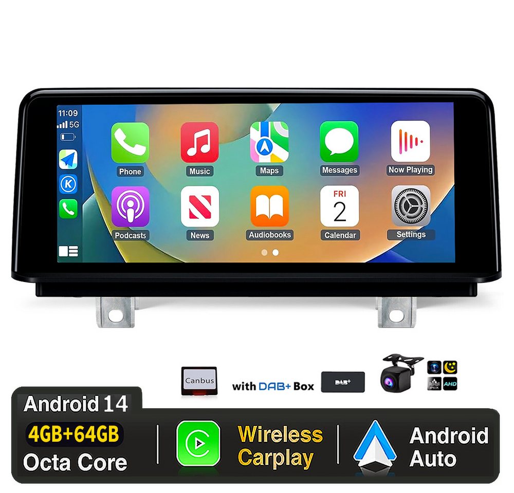 ESSGOO Für BMW 1/2er F20 F21 F23 NBT Android 14 10,25" GPS Navi 6+128G Autoradio ESSGOO Für BMW 1/2er F20 F21 F23 NBT Android 14 10,25" GPS Navi 6+128G Autoradio von ESSGOO