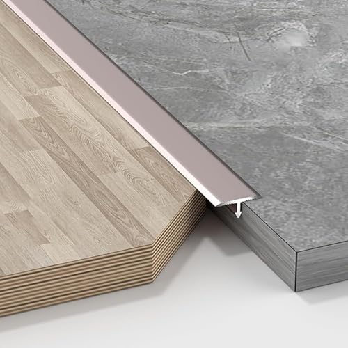 Übergangsstreifen Floor Transition Strip 0.6 Inch Wide Floor Threshold Strip, Flaches T-Formteil Bodenübergang Trennleiste, Randstreifen von Fliesen zu Vinyl, Metallboden-Verbindungsstreifen(Purple,L Übergangsstreifen Floor Transition Strip 0.6 Inch Wide Floor Threshold Strip, Flaches T-Formteil Bodenübergang Trennleiste, Randstreifen von Fliesen zu Vinyl, Metallboden-Verbindungsstreifen(Purple,L von ESSLIVE