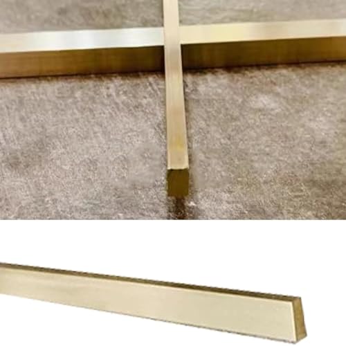 Übergangsstreifen Gebürstetes Messing Boden Übergang Streifen für Vinyl-Bodenbelag, Massive Metall Bodenübergänge Gap Bar für Türöffnung, Hartholz & Türschwelle Rechteckiger Schwellenrandstreifen(3/16 Übergangsstreifen Gebürstetes Messing Boden Übergang Streifen für Vinyl-Bodenbelag, Massive Metall Bodenübergänge Gap Bar für Türöffnung, Hartholz & Türschwelle Rechteckiger Schwellenrandstreifen(3/16 von ESSLIVE