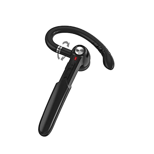 ESSONIO Bluetooth Headset Bluetooth Ohrhörer Noise Cancelling Kopfhörer Bluetooth Headset mit Mikrofon Single Ear Hands-Free Kopfhörer Trucker Business-Kopfhörer Ideal für Telefonate am Steuer von ESSONIO