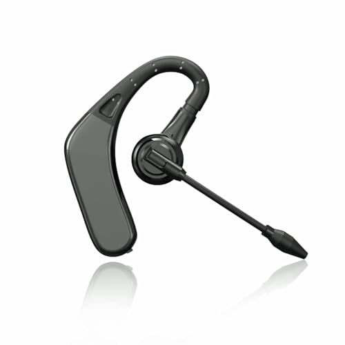 ESSONIO In-Ear Headphones mit Mikrofon Kabelloses Auto Bluetooth Headset 5.0 Sport Hängendes Ohr Business Headset Duale Batterie Extra Lange Standby 20 Stunden Ausdauer für Mobiltelefone Gelb von ESSONIO