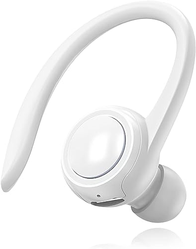 ESSONIO Kopfhörer Bluetooth Ohrhörer drahtlose Kopfhörer mit Mikrofon Handy Noise Cancelling Ohrhörer Hands-Free Headset Kopfhörer Bluetooth für Sport Weiß von ESSONIO
