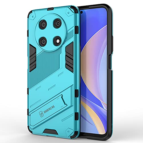 ESTH® Kompatibel mit Huawei nova Y90 Hülle mit Ständer Halter Schutzhülle Case [für Handyhalterung Auto Magnet] Militär Stoßfest Handyhülle, Blau von ESTH