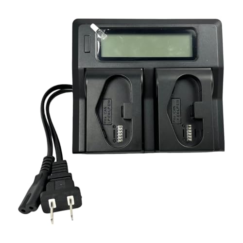 Dual LCD Kamera Akku Schnellladegerät für LP-E19 LP-E4N LP-E4 Dual LCD Kamera Akku Schnellladegerät für LP-E19 LP-E4N LP-E4 von ESTIVITA