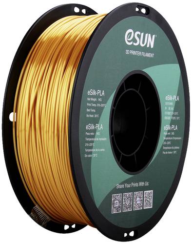 ESUN ePLA-Silk Gold Filament PLA 1.75mm 1kg Blattgold (glänzend) von ESUN