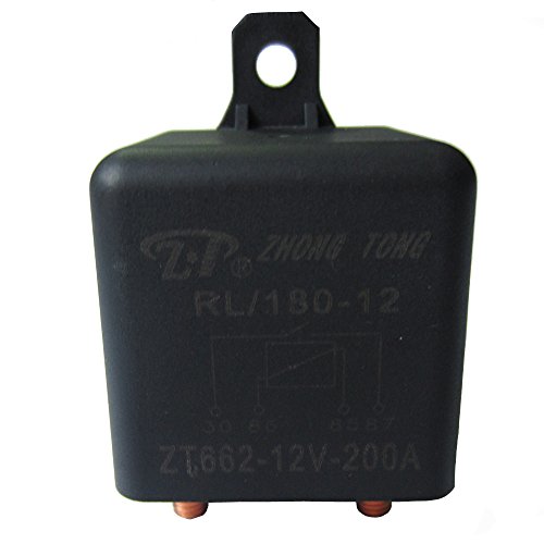 E Support™ 12V 200A 4-Polig SPST KFZ Relais Schließer Auto Motorrad Wechselrelais Leistungsrelais Split-kostenlos an/aus von ESUPPORT