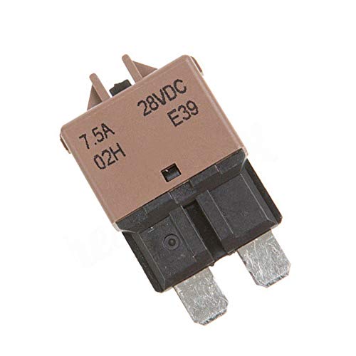 E Support 12V/24V 7.5A Kfz Audio Manuelle Reset Schalter Audio Inline Leistungsschalter Sicherungshalter Schutz Sicherung zurücksetzen von ESUPPORT