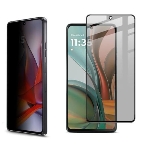 ESVDBPUV AYHCJB JTBJYLM für Moto G75 5G HD Full Screen Anti-Spy Panzerglas Schutzfolie von ESVDBPUV