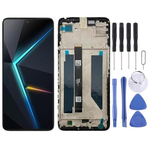 ESVDBPUV DSZQKS LCD-Bildschirm-Digitizer für Z-TE nubia Neo2 5G Z2352N, komplette Montage mit Rahmen SMBJP von ESVDBPUV
