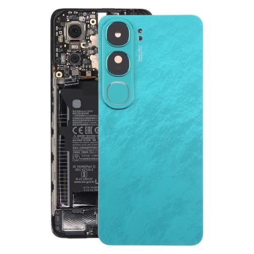 ESVDBPUV GKOZTXJ DSZQKS for vi/vo V40 Lite 5G IDN-Version, Akku-Rückabdeckung mit Kameraobjektivabdeckung(Green) von ESVDBPUV