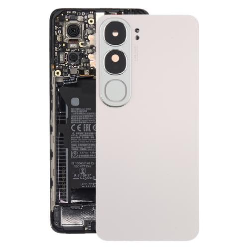 ESVDBPUV GKOZTXJ DSZQKS for vi/vo V40 Lite 5G IDN-Version, Akku-Rückabdeckung mit Kameraobjektivabdeckung(Silver) von ESVDBPUV
