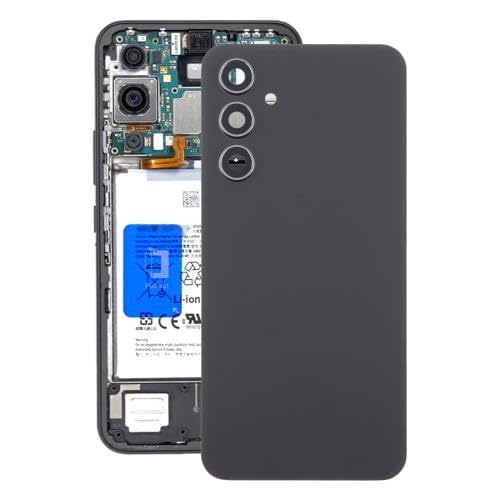 ESVDBPUV HWEDZ SJZTMSS Akkudeckel für Galaxy A54 SM-A546B mit Kameraobjektivabdeckung, Schwarz von ESVDBPUV