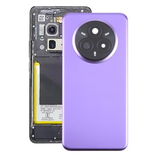 ESVDBPUV JBWBTCX DSZQKS Akkudeckel für Realme14Pro+ mit Kameralinsenabdeckung, Violett von ESVDBPUV