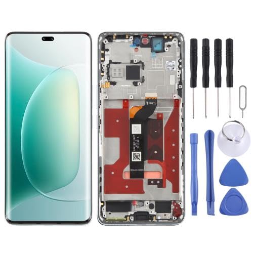 ESVDBPUV YXLGNDD LCD-Bildschirm-Digitizer für Honor300 Pro, komplette Montage mit Rahmen, SMBJP (grün) von ESVDBPUV