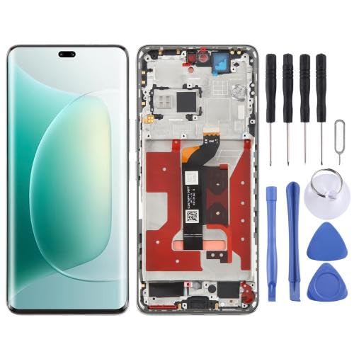 ESVDBPUV YXLGNDD LCD-Bildschirm Digitizer für Honor300 Pro, komplette Montage mit Rahmen, SMBJP (schwarz) von ESVDBPUV
