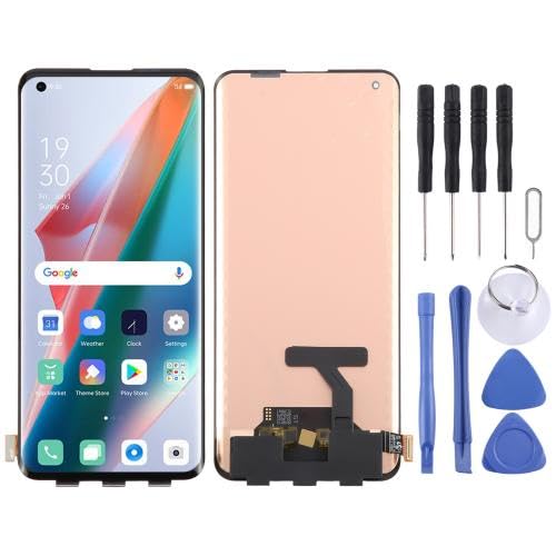 ESVDBPUV YXLGNDD für OP/PO Find X5 Pro CPH2305 OLED-LCD-Bildschirm mit Digitalisierer, vollständige Montage mit Fingerabdruck-Identifikation SMBJP (Color2) von ESVDBPUV