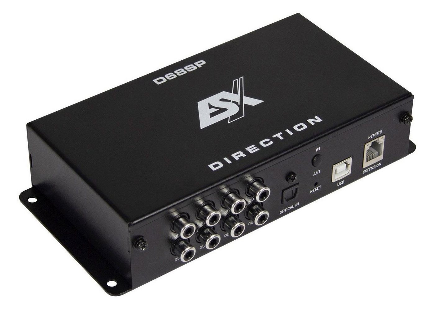 ESX Digitaler 6-Kanal Signalprozessor mit 8-Kanal Ausgang D68SP Leistungsverstärker von ESX