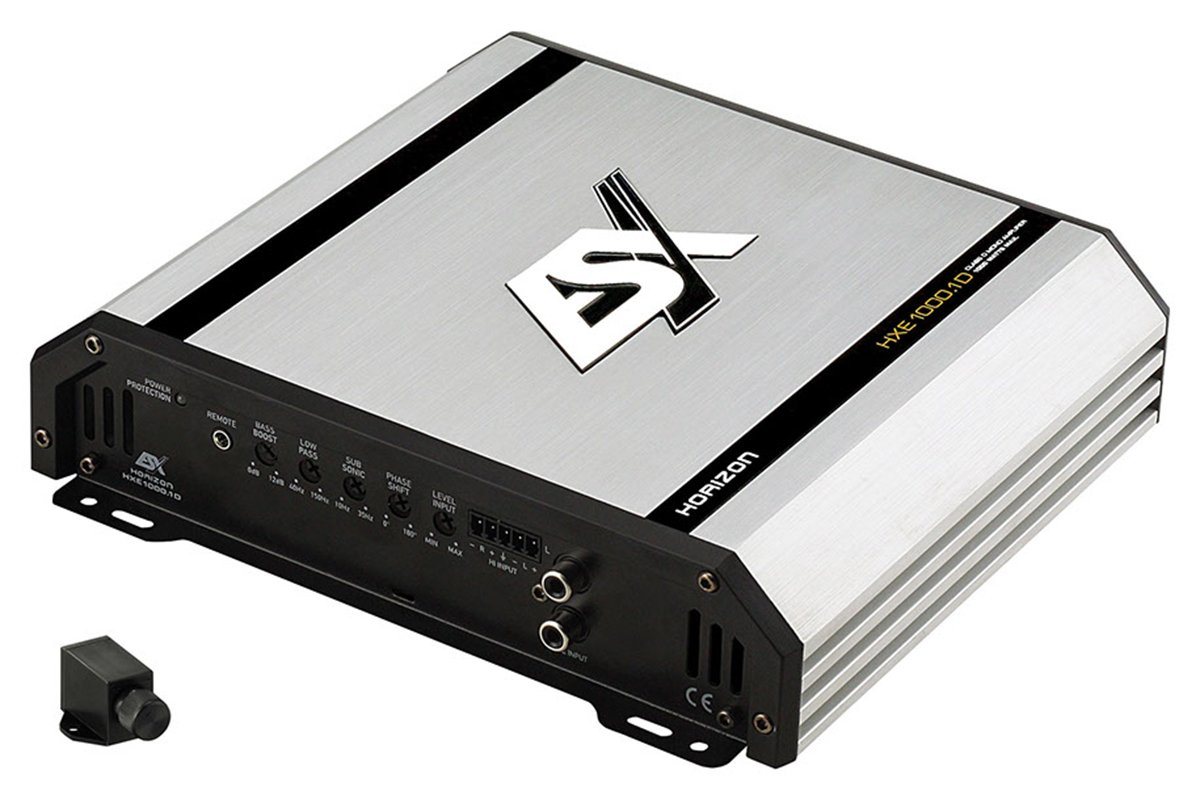 ESX HORIZON Digital Monoblock HXE1000.1D 1-Kanal Auto Verstärker 1100 Watt Vollverstärker von ESX