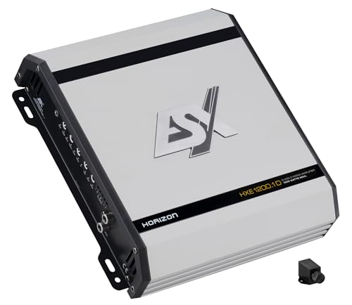 ESX HXE1200.1Dv2 | Monoblock Class D Digital Verstärker Endstufe 600 Watt RMS Ausgangsleistung von ESX