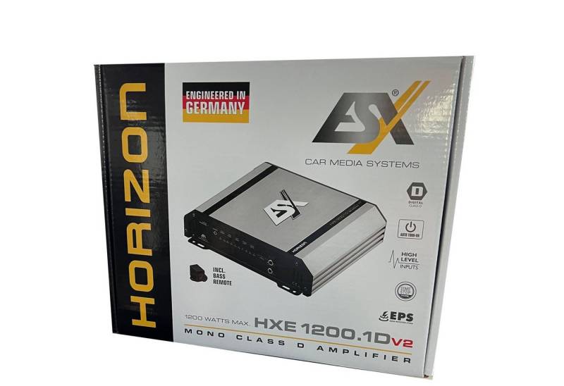 ESX HXE2000.1Dv2 Monoblock Class D Digital Verstärker Endstufe Verstärker von ESX