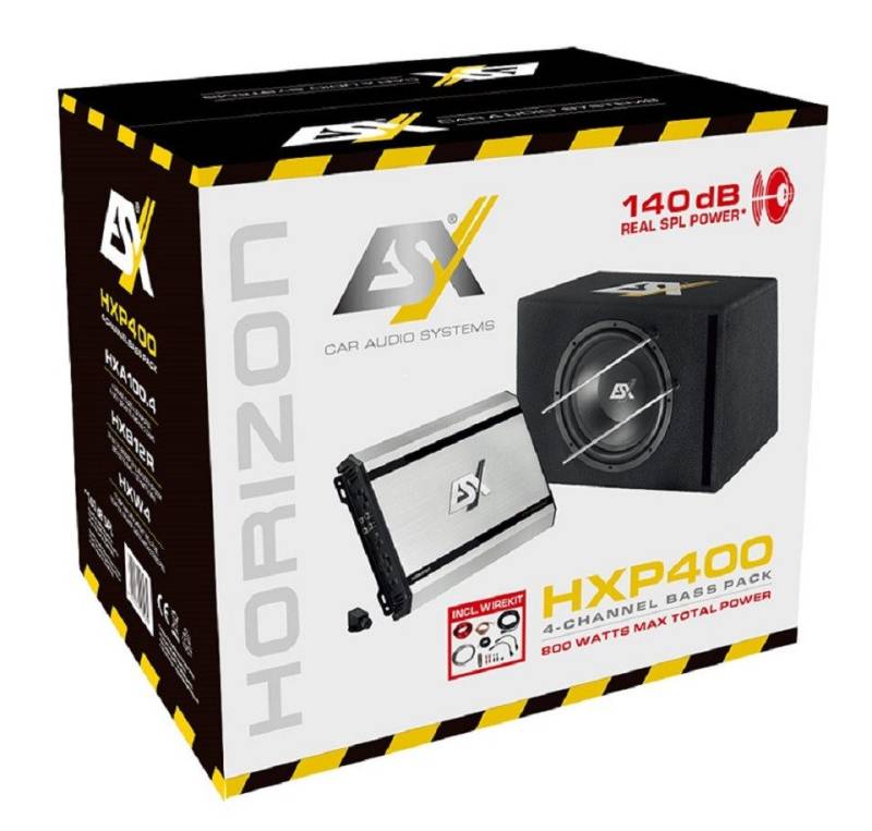 ESX HXP400 Basspaket Auto-Subwoofer von ESX