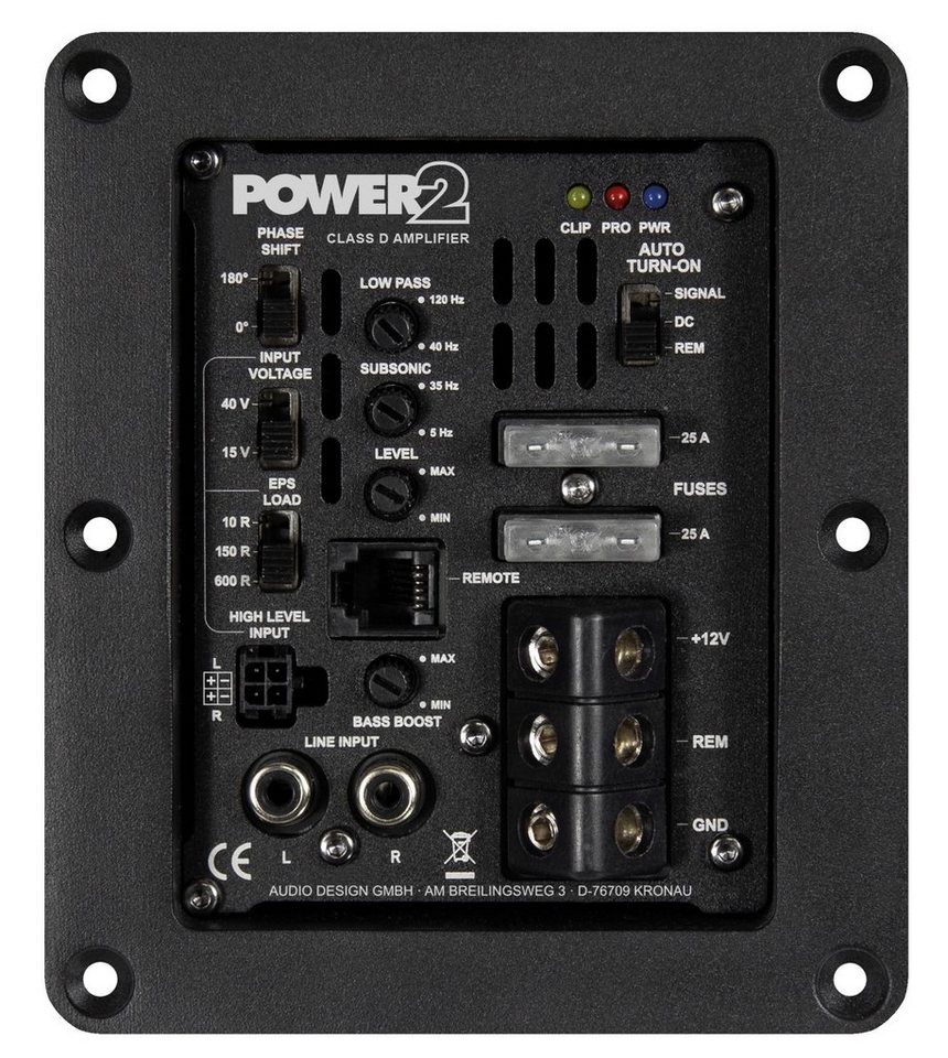 ESX POWER2 High End Aktiv-Modul ideal + + MUSWAY Verstärker von ESX