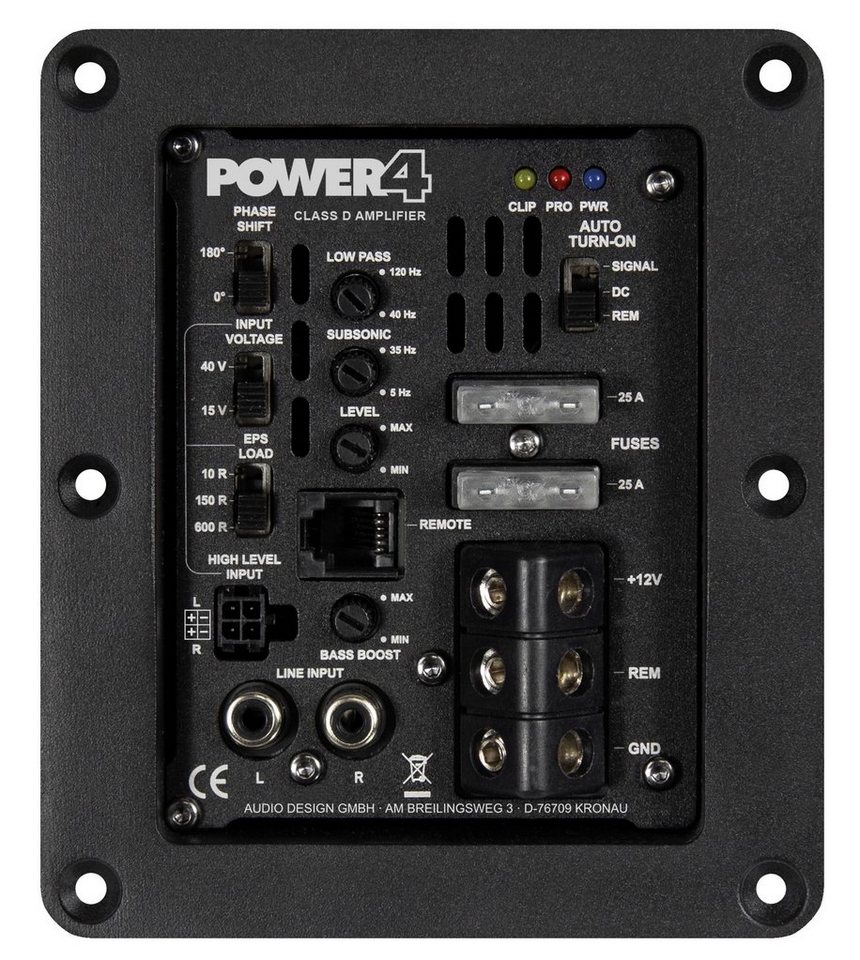 ESX POWER4 HighEnd Aktiv-Modul ideal + + MUSWAY Verstärker von ESX