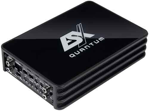 ESX Q-FOURv3-4-Kanal Class D Compact Digital Verstärker | 4 x 100/120 Watt RMS @ 4/2 Ω aus der QUANTUM Serie von ESX
