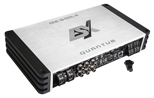 ESX QE900.4-4/3/2-Kanal Verstärker Endstufe brückbar | 900 Watt RMS von ESX