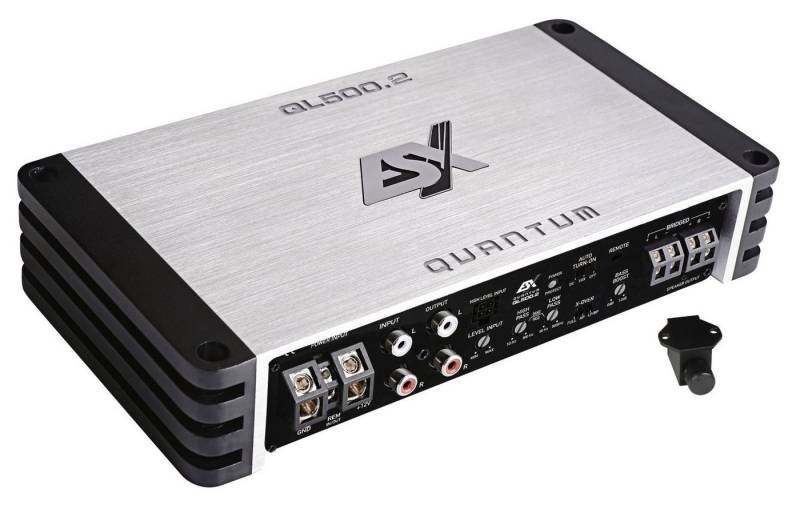 ESX QL500.2 2-Kanal Verstärker Endstufe brückbar Class D / Digital Verstärker (Anzahl Kanäle: 2) von ESX