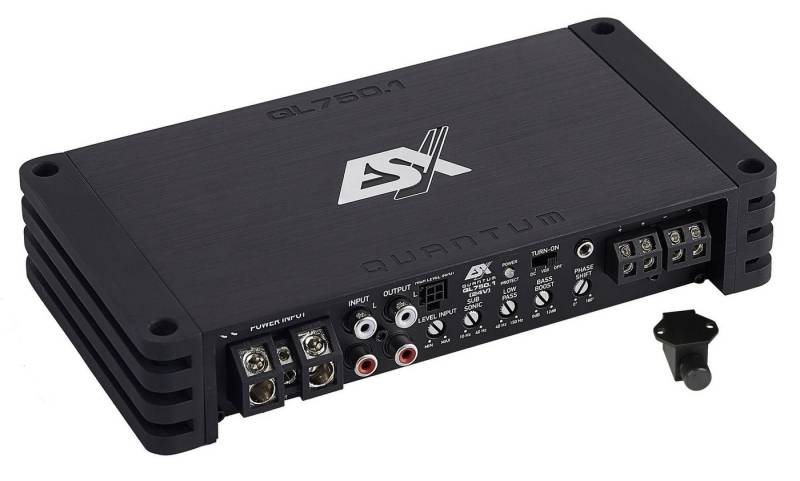 ESX QL750.1-24V 24V LKW Monoblock 1-Kanal 24 Volt Class D Digital Verstärker (Anzahl Kanäle: 1) von ESX