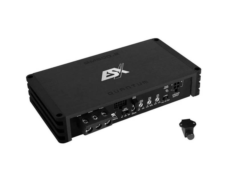 ESX QM500.2 2-Kanal Class D Mini Digital Verstärker 500 Watt RMS Verstärker (Anzahl Kanäle: 2) von ESX