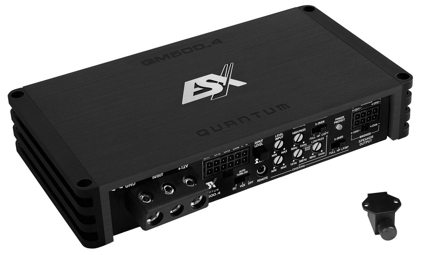 ESX QM500.4 4-Kanal ClassD Mini Digital Verstärker 500W RMS Verstärker (Anzahl Kanäle: 4) ESX QM500.4 4-Kanal ClassD Mini Digital Verstärker 500W RMS Verstärker (Anzahl Kanäle: 4) von ESX