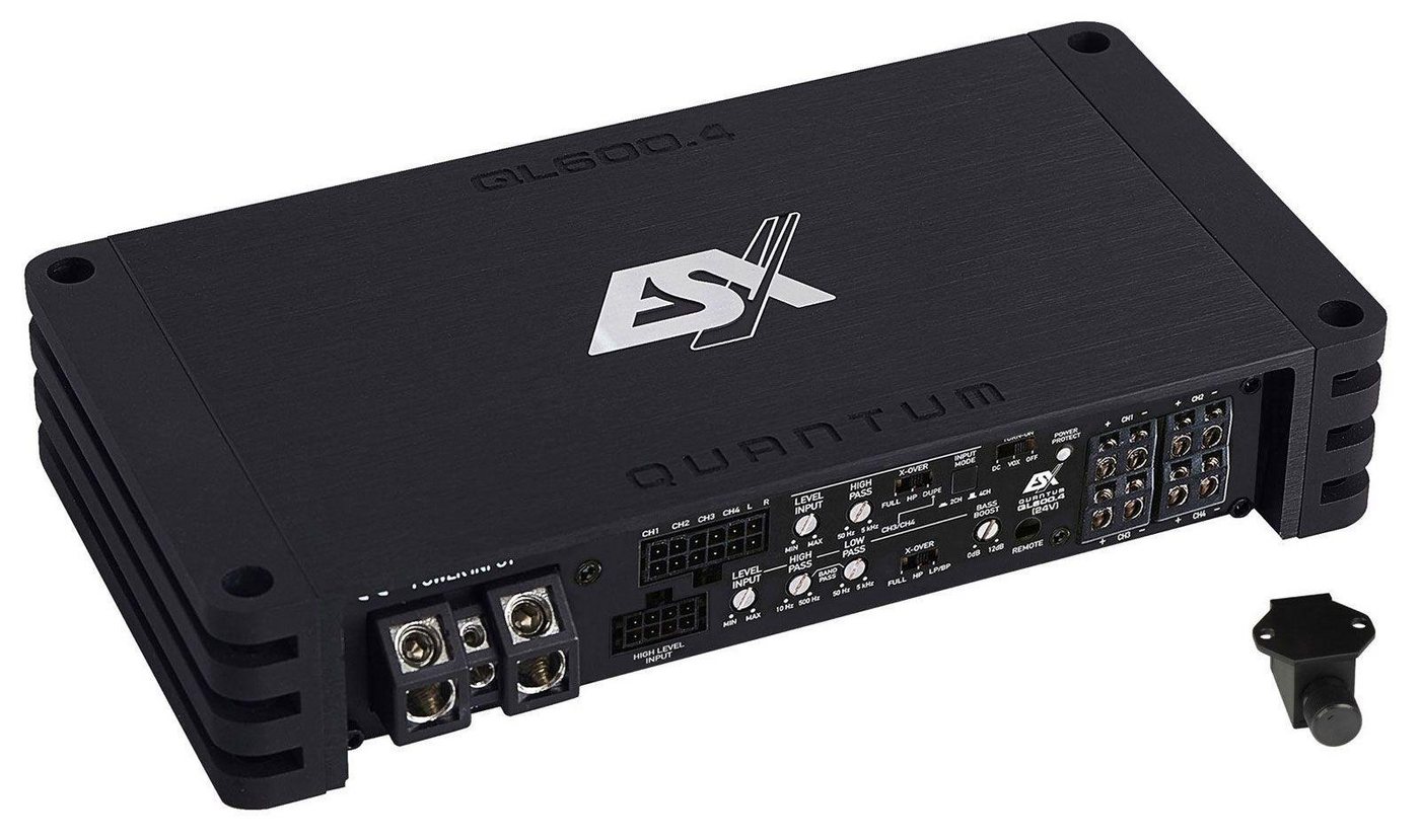 ESX QUANTUM Digital 4-Kanal Verstärker QL600.4 24 Volt Endst. 1360 Watt Vollverstärker von ESX