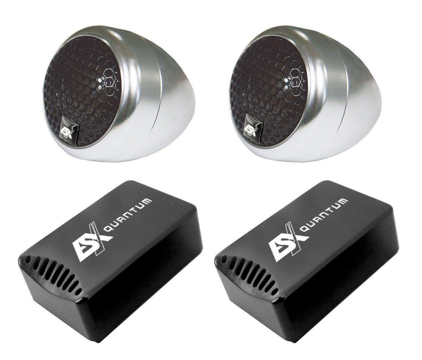ESX QUANTUM Tweeter Hochtöner 25 mm QE-6.2T Auto-Lautsprecher (125 W, 12 dB Kabelweichen) von ESX