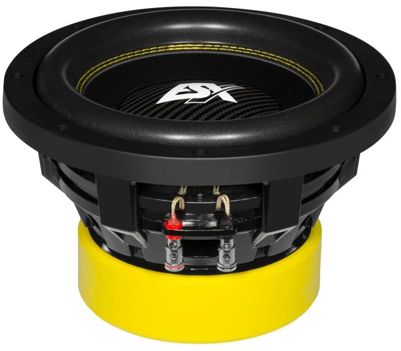 ESX QXE10D2 25 cm (10) Kompakt Subwoofer Auto-Subwoofer (600 W) von ESX