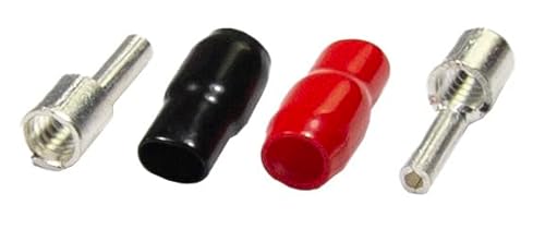 ESX RBC-16 Kabel-Adapter/Reduzierung von 1 x 16 mm² auf 1 x 6 mm² | aus der ESX Direction Serie für professionelle Stromverkabelung von Car-HiFi-Endstufen | 1 Paar (rot & schwarz) von ESX