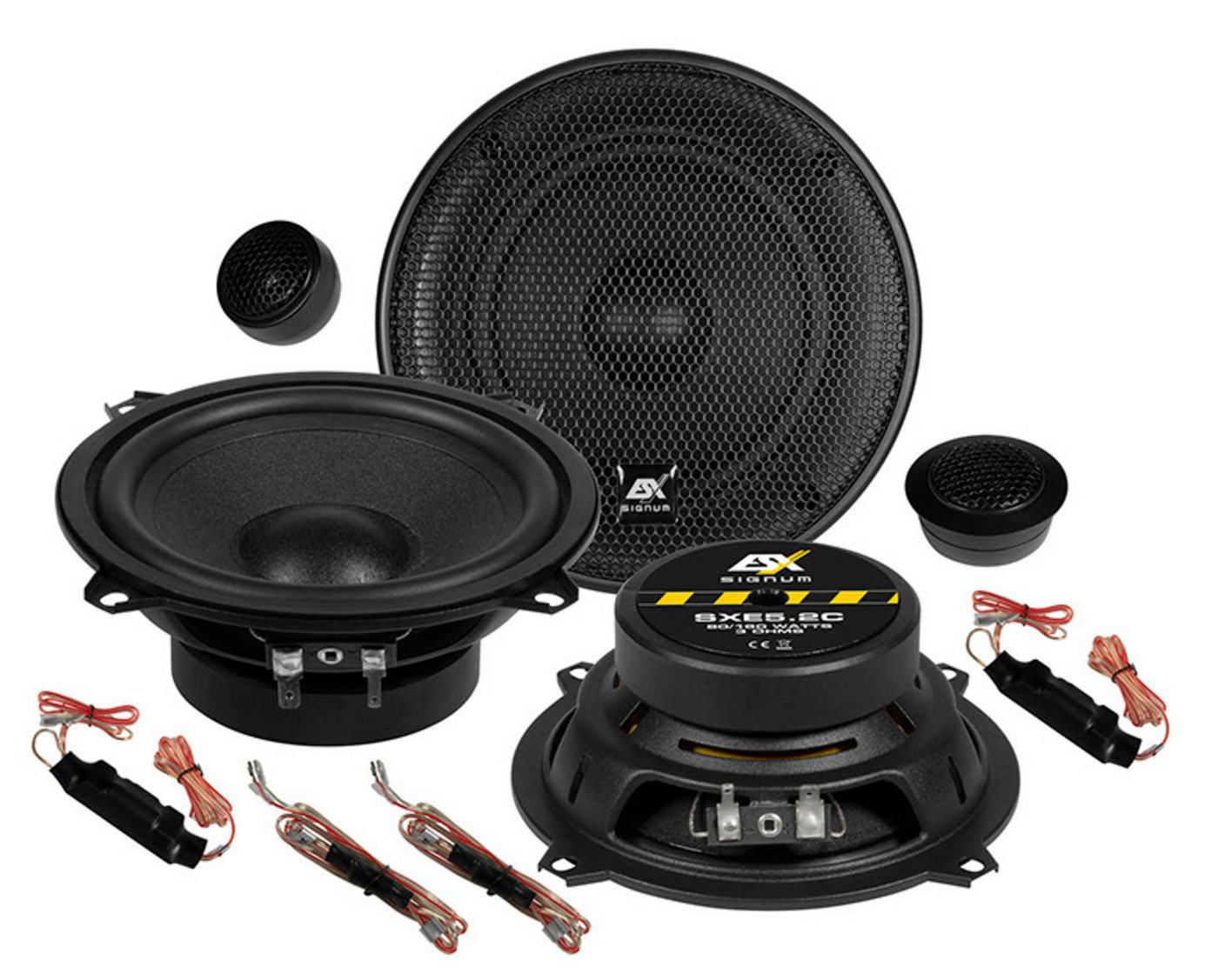ESX SXE5.2C 13cm 2-Wege Lautsprecher System Kompo Auto-Lautsprecher (ESX SXE5.2C - 13cm 2-Wege Lautsprecher System Kompo) von ESX