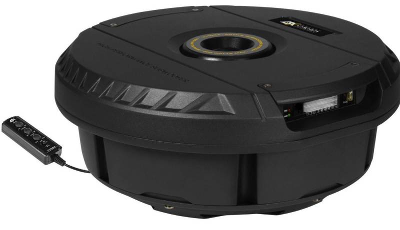 ESX V-1100A 28 cm (11 Zoll) Aktiv Reserverad Auto-Subwoofer (150 W, ESX V-1100A - 28 cm (11) Aktiv Reserverad Subwoofer) von ESX